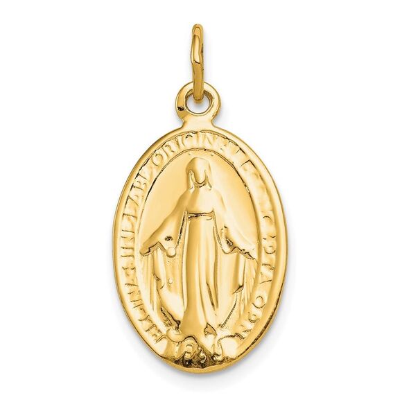 10K Yellow Gold Virgin Mary Medal,All Products : American Fashion Style Bags On Sale